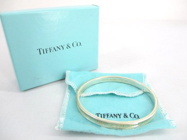 TIFFANY&Co. ティファニー バングル ブレスレット 1837 ナロー SV925 ...