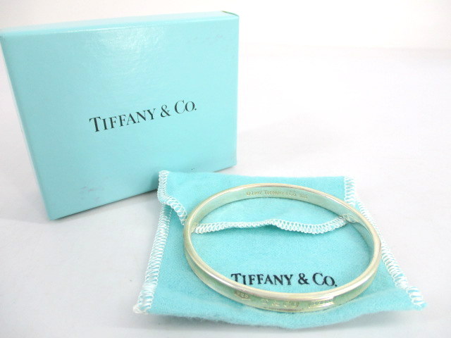 TIFFANY＆Co. ブレスレット ナロー バングル 1837 SV925