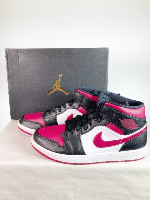 NIKE ナイキ AIR JORDAN 1 MID エア ジョーダン 1 ミッド NOBLE RED ...