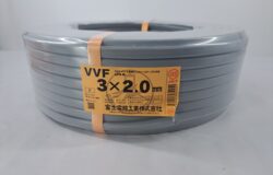 VVF 富士電線   平形3 × 2.0mm 100m巻お買取りさせていただきました！