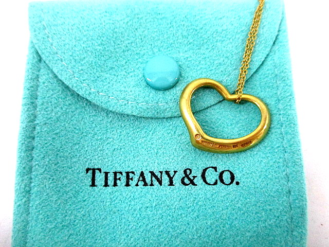 【即日発送】Tiffany&co. ティファニー　オープンハート　18K