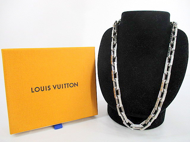 LOUIS VUITTON ルイ ヴィトン コリエ チェーン モノグラム ネックレス