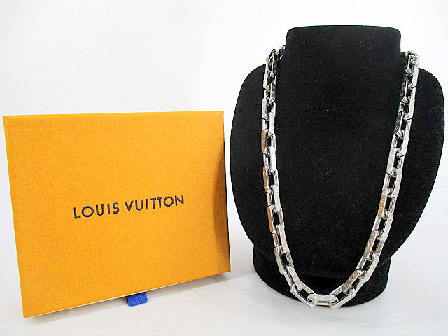 LOUIS VUITTON ルイ ヴィトン コリエ チェーン モノグラム ネックレス 