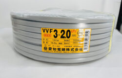 愛知電線 VVFケーブル 2.0mm×3芯 100m巻 (灰色)　お買取りさせていただきました！