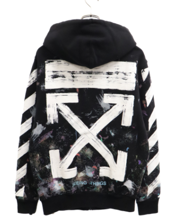 off white オフホワイト 21SS Galaxy Brushed Zip Up Hoodie 