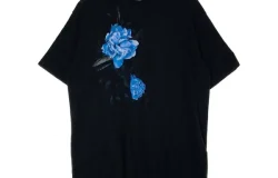 yohji yamamoto ヨウジヤマモト wildside wz-t22-003 blue rose Tシャツ ブラックを買取させて頂きました★