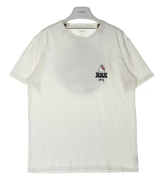 STUSSY ステューシー 30周年記念 ハローキティ シャネルロゴ Tシャツ 